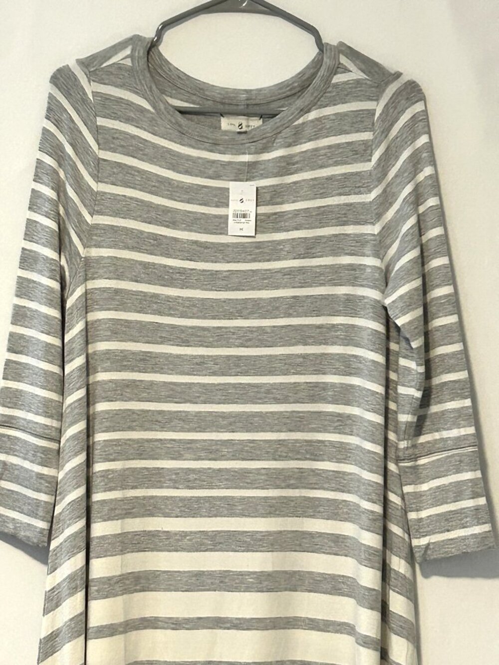 NWT Lou & Grey Signaturesoft striped swing dress, size M - Picture 2 of 7